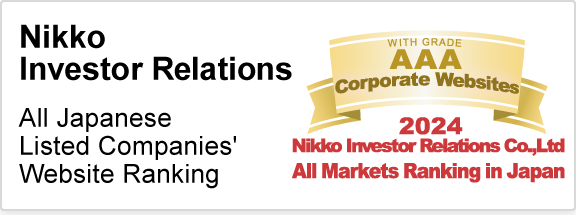 2023 Nikko Investor Relations All Japanese Listed Companies' Website Ranking