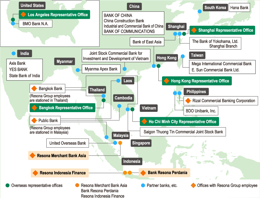 Overseas Locations Map