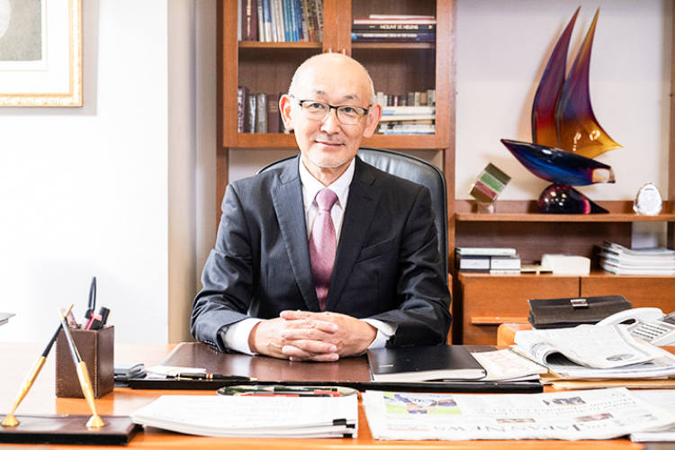 扶桑商事株式会社 代表取締役社長大島様 写真